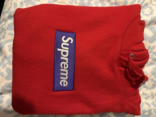 Supreme box logo red hoodie - box,