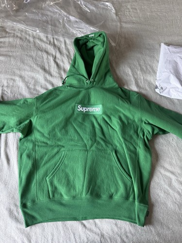 Supreme box logo hoodie green - supreme,