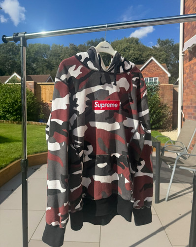 Supreme urban red camo box - red,
