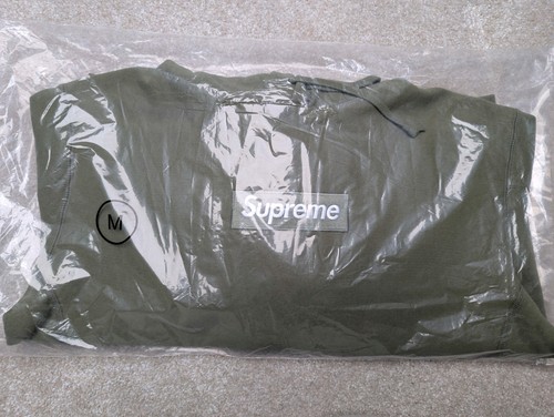 Supreme box logo hoodie olive - box,