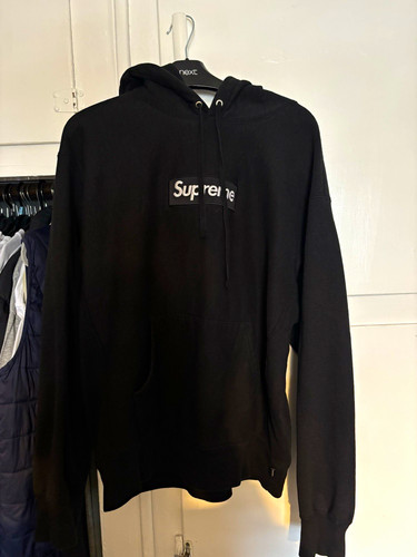 Supreme black box - black, logo