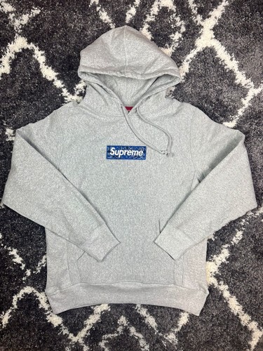 Supreme grey bandana box logo - supreme,