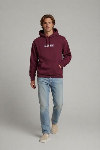 Supreme box logo hoodie - hoodie, medium