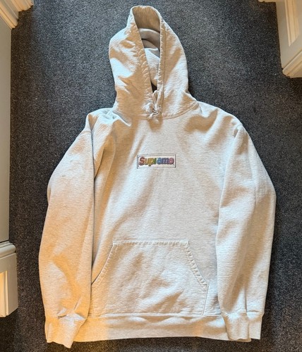 Supreme box logo - logo, grey