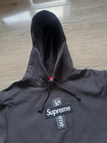 Supreme cross box logo black - cross,